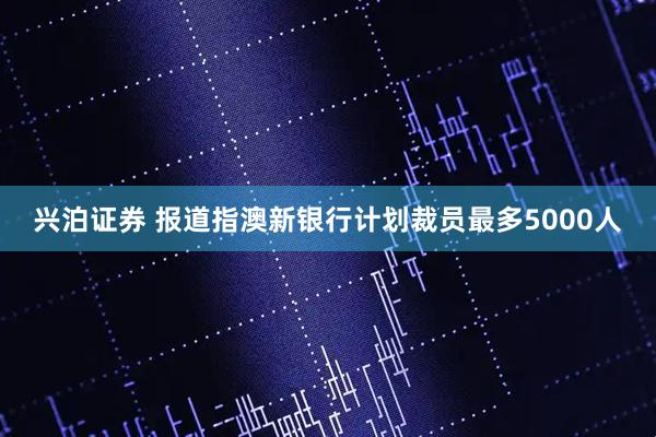 兴泊证券 报道指澳新银行计划裁员最多5000人
