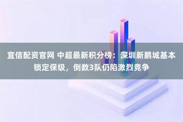 宜信配资官网 中超最新积分榜：深圳新鹏城基本锁定保级，倒数3队仍陷激烈竞争